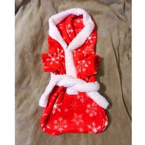 Dog coat vest pet plush cozy warm robe❤️M🐾